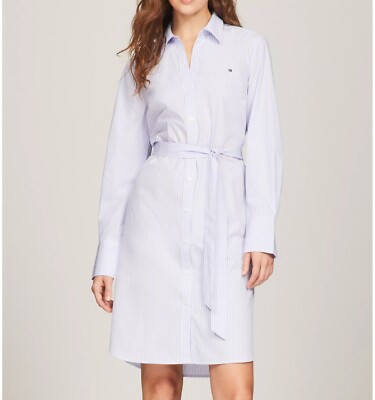 front tie long sleeve dress Tie Front Round Neck Long Sleeve Maxi Dress main image 0