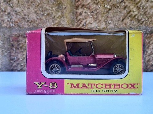 Matchbox Lesney Y8 1914 Stutz Models of Yesteryear Vintage Cars - Original Boxed - Picture 1 of 7