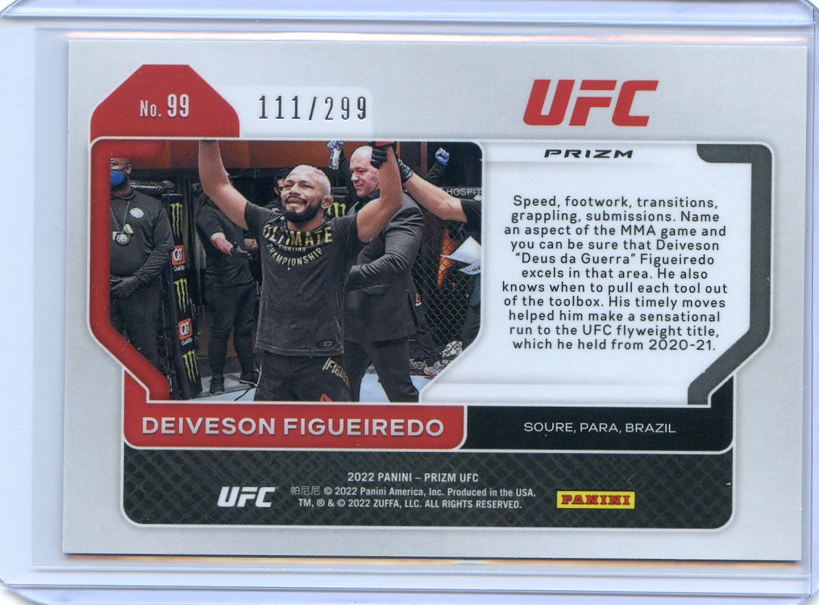 ufc prizm 激レア　デイブソン・フィゲイレード　ゴールドカード ufc prizm 激レア デイブソン・フィゲイレード ゴールドカード ufc