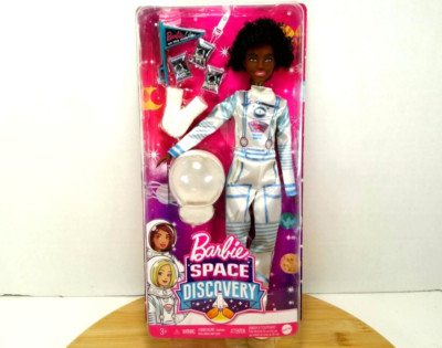 Mattel Barbie Space Discovery Astronaut Doll & Accessories AA Black History New