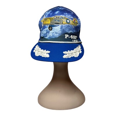 Vintage Caps 1980 P40-F 1942 Top Zustand Größenverstellbar 
