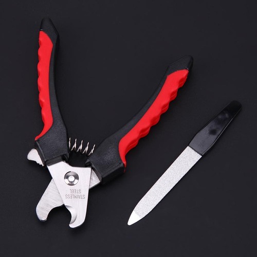 Edelstahl-Nagelknipser mit Sichelschneider, Krallen, Schere, tragbare Haustier-W - Bild 5 von 10