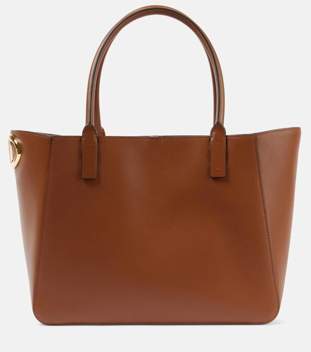 【関税込み】VALENTINO GARAVANI 'VLOGO SIDE' SHOPPING BAG Valentino Garavani VLOGO Side V Logo Leather Tote Shopping