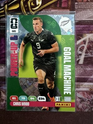 Carte POWER-UP n°601 CHRIS WOOD PANINI Adrenalyn FIFA World Cup 2026