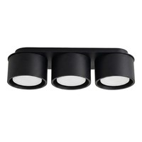 Deckenlampe Aluminium Schwarz GX53 Flur Wohnzimmer L:32,4 Cm Deckenleuchte BüRo