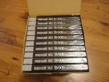 10 x Maxell XLI 35-90B Tonbänder auf 18 cm Spule 550m, Neu!!!