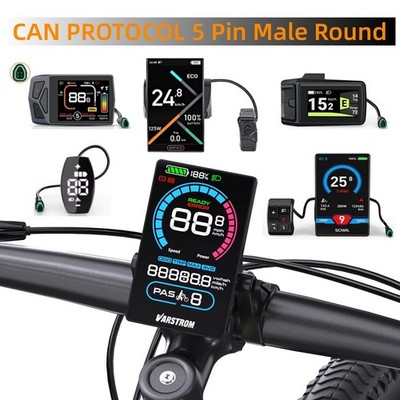 CAN Display for BAFANG Mid Drive Motor Hub Motor Bicycle screen eBike 5PIN