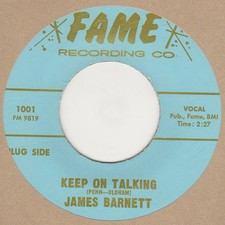 James Barnett Keep On Talking Fame demo  Soul Northern Motown