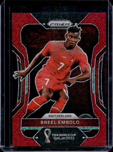 Breel Embolo 2022 Panini Prizm Breel Embolo Red