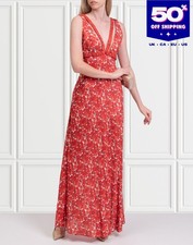 RRP €890 GIOVANNI BEDIN Fiore Maxi Dress IT40 US4 UK8 S Lined Made in Italy