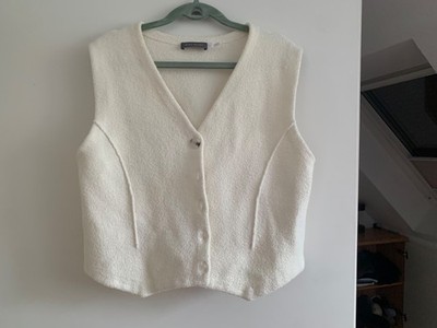 Weste Mint Velvet in wollweiss