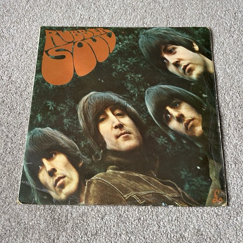 The Beatles – Rubber Soul Vinyl Record 3RD UK Pressing 1965 RARE -5 -5 Yarwood
