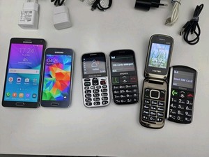 6x Smartphone  Note 4 -32GB, S5 Mini 16GB Und Diverse Handys
