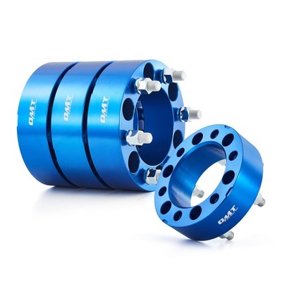 Orion Motor Tech 6x5.5 Wheel Spacers, 2 Inch Blue Wheel Spacer Kit with M14x1...