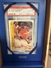 Fleer 1986-87 Sticker Michael Jordan Rookie #8 Chicago Bulls PSA 8 Graded