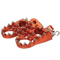 Fussrastensatz Orange Accossato Motocross Mx Sx FüR KTM SX 200 2T Bj. 2003-2004