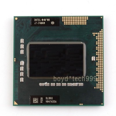   Core i7 740QM SLBQG 1.73GHz 6MB Quad Core PGA988 CPU Processor #nm