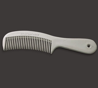 Vintage Retro Unbreakable Comb ''The Original Super Comb'' 6.5in. White USA