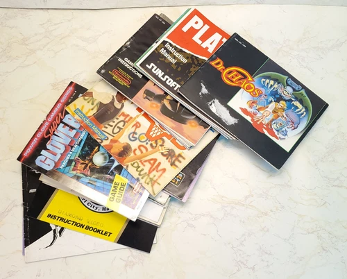 Lot of 30 NES Manuals | Original VTG Instruction Booklets for Nintendo Games