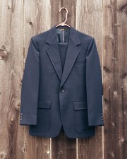 Vintage 1960s Blue 2 Piece Suit