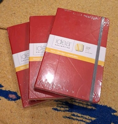 3 Lot of IDEA COLLECTIVE H.C. Journals 8.25'' X 5'' TOPS Products 240 Pg acid free