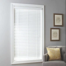 Better Homes & Gardens 2" Faux Wood Cordless Blinds, 34 x 64" White