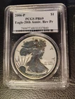 2006-P American Silver Eagle PCGS PR69 20th Anniversary Reverse Proof