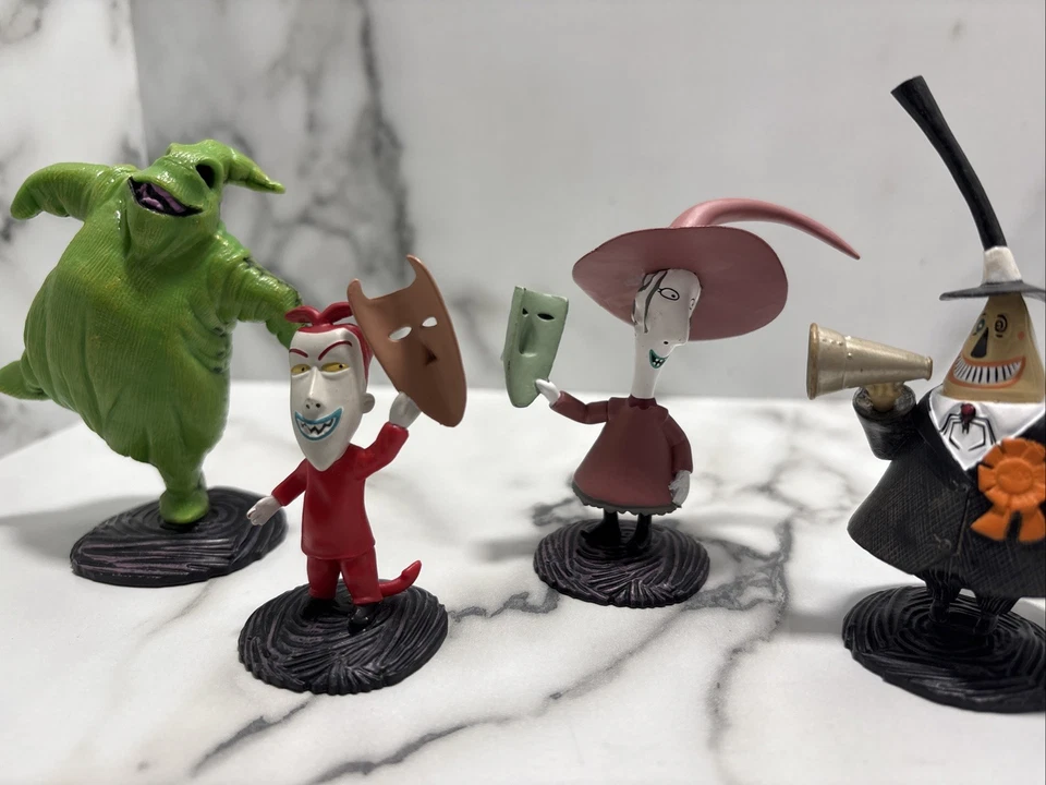 PESADILLA ANTES DE NAVIDAD Disney Store DE LUJO 7 Piezas Figura/Figura Foto 4 de 4