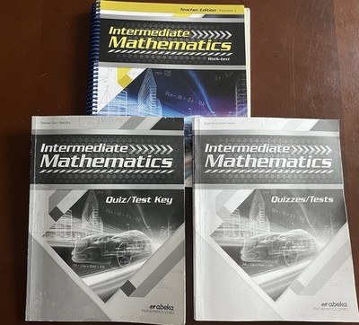 Abeka 7th grade Intermediate Mathematics Set