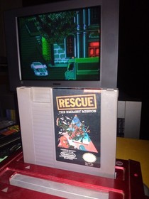 Lot Of 5 NES Games: Bungeling Bay, Heavy Barrell, Renegade, Rescue, Rambo