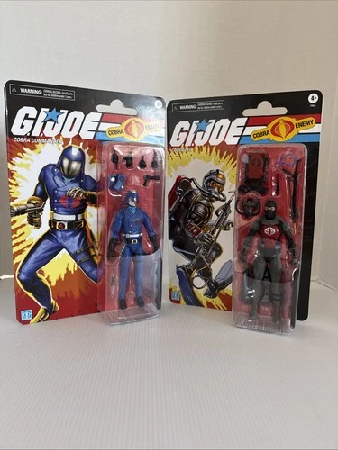 COBRA EEL COBRA COMMANDER G.I. JOE CLASSIFIED RETRO CARD COLLECTION 1:12 LOT NEW