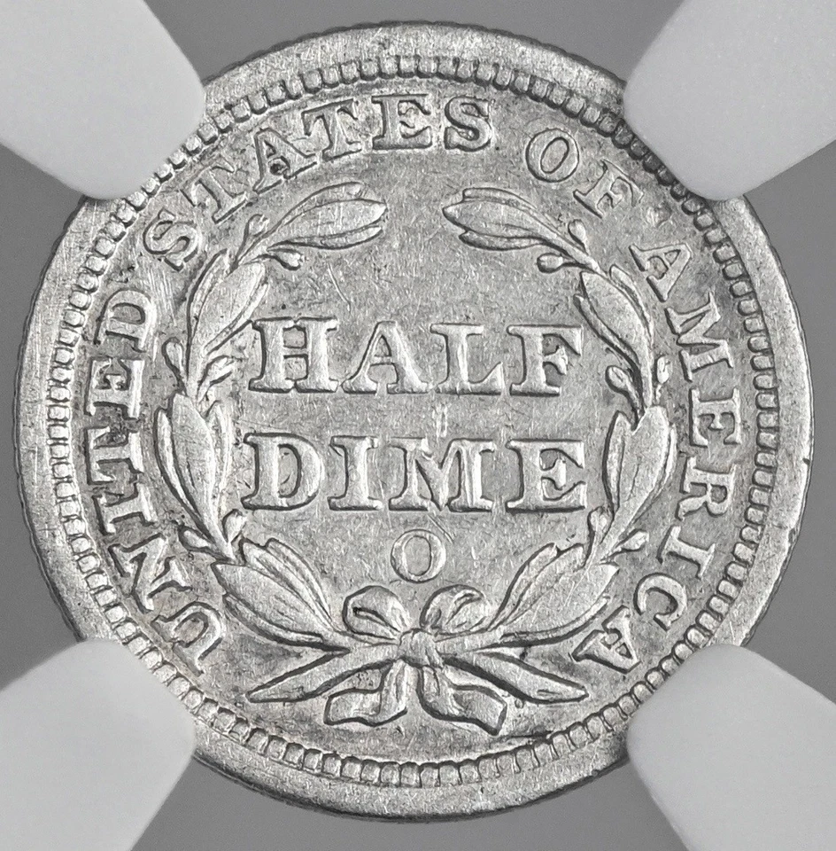 Media moneda de diez centavos 1859-O H10C Liberty sentada NGC VF DETALLES "LIMPIOS" #8404749-026 Foto 3 de 4