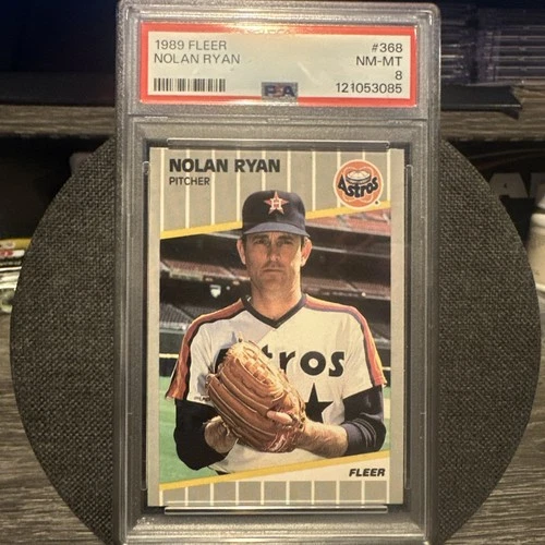 1989 Fleer - Nolan Ryan #368 PSA 8