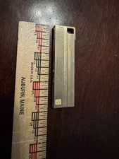 Vintage Rectangular Colibri Electro-Quartz lighter Gold Tone As Is Untested