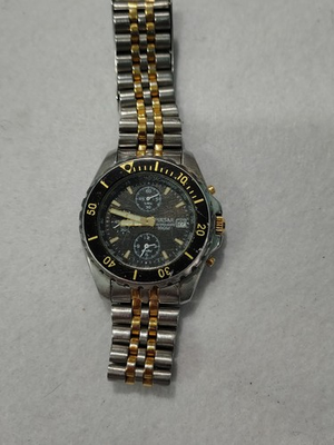 #ad Pulsar 100m chronograph. Not working. Looks better in real life. $40.00