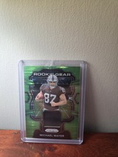 2023 Panini Prizm Rookie Gear Green Prizm Michael Mayer Las Vegas Raiders RG-MM