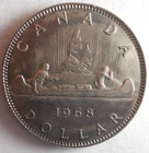 1968 CANADA DOLLAR - AU/UNC - Excellent Coin - Lot #A4