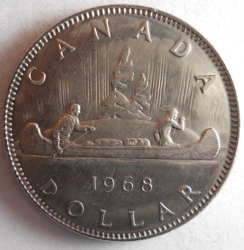 1968 CANADA DOLLAR - AU/UNC - Excellent Coin - Lot #A4