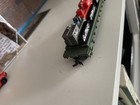 TYCO Western Maryland Skid Flat Car 2475 with 3 Tractors / Bulldozers #351A:300 — photo 4