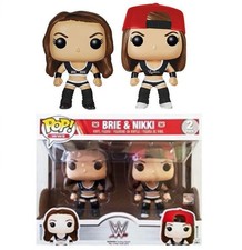 WWE Nikki & Brie The Bella Twins in Black Exclusive Pop! Vinyl Figure 2-Pack