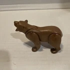 Vintage Playmobil 3830 Kodiak Brown Grizzly Bear Figure Opening Mouth