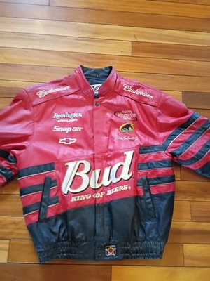 Chase Authentic Nascar Dale Earnhardt Jr Leather Jacket Bud King