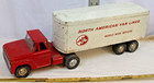 Structo North American Van Line Ford Semi Cargo Truck In Pressed Steel Complete