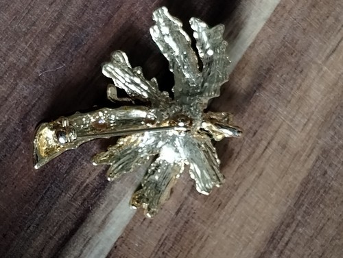 Broche colgante de diamantes de imitación esmalte palmera mono de colección (Jb3) - Imagen 2 de 4