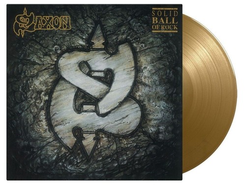 SAXON SOLID BALL OF ROCK (1LP COLOURED) VINYL LP LTD NUMBERED EDITION