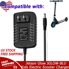 AC Adapter Charger For Jetson Glow JGLOW-BLU JGLOW-PNK 24V Kids Electric Scooter