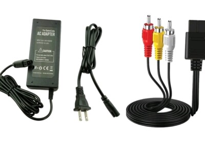 AC Power Supply Audio Video RCA Charger Cable Adapter For Nintendo GameCube Cube
