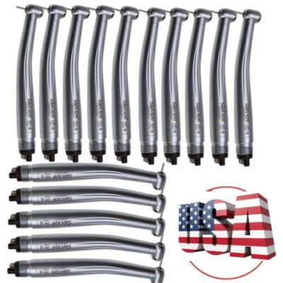 1-15* SANDENT Dental High Speed Turbine Handpiece Push 4-Hole Fit NSK Pana Max