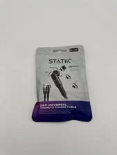 Statik 360 Magnetic Charging Cable - 3-1 Smart Rotating Charger with Micro 6ft
