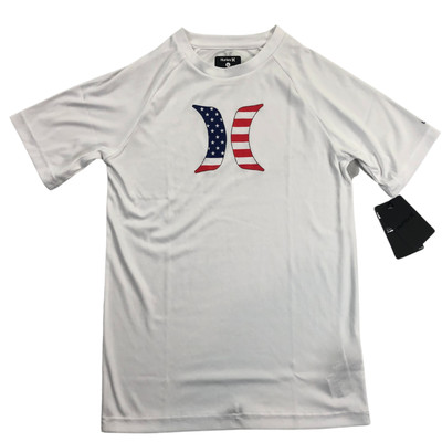 NWT Hurley Red White \u0026 Blue Nike Dri 
